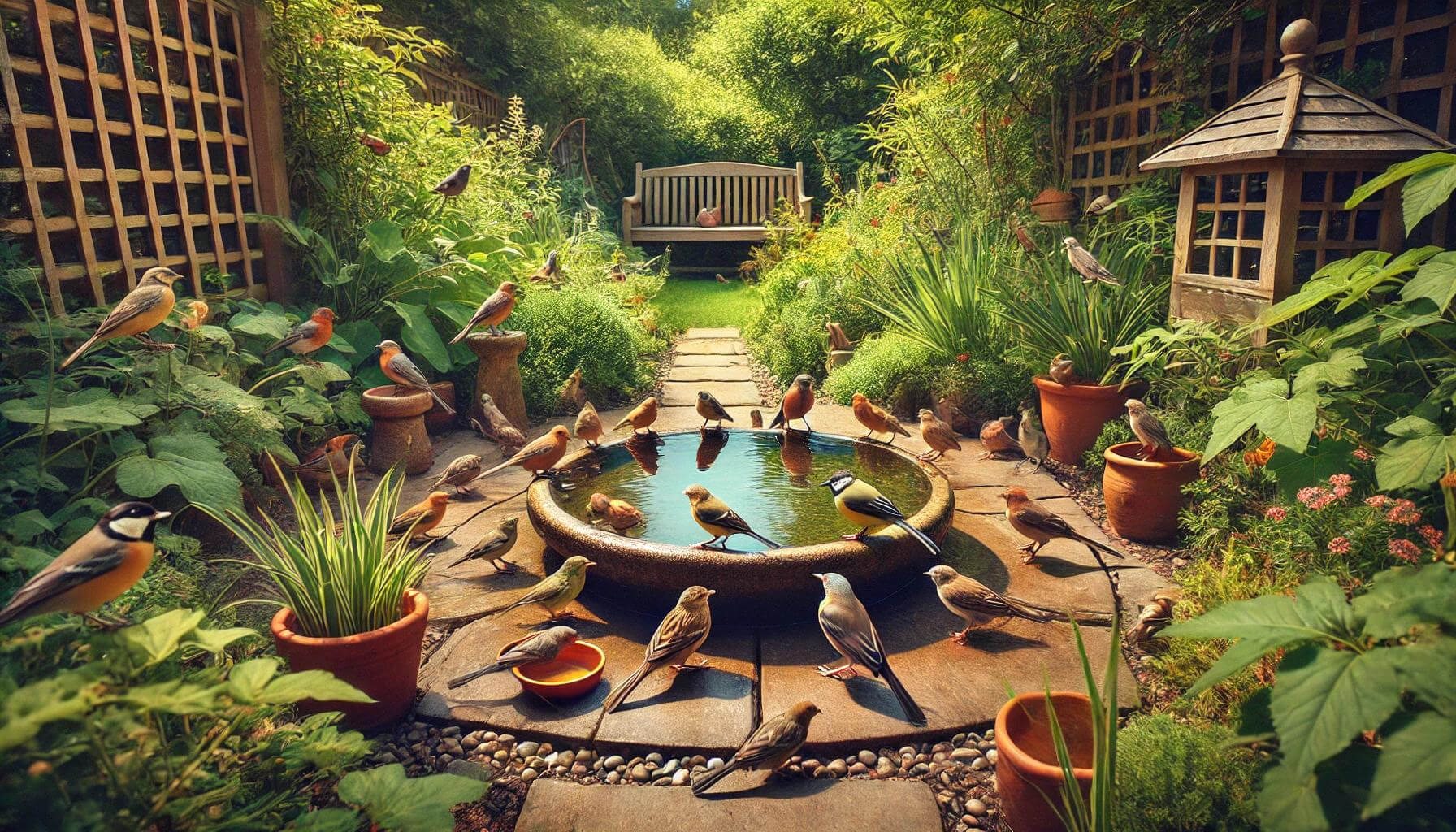 Soll man Vögel im Sommer Wasser geben