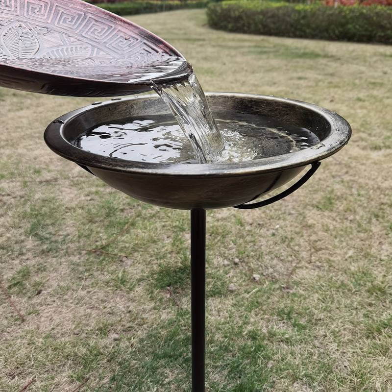 Vogeltränke Stehend Metall