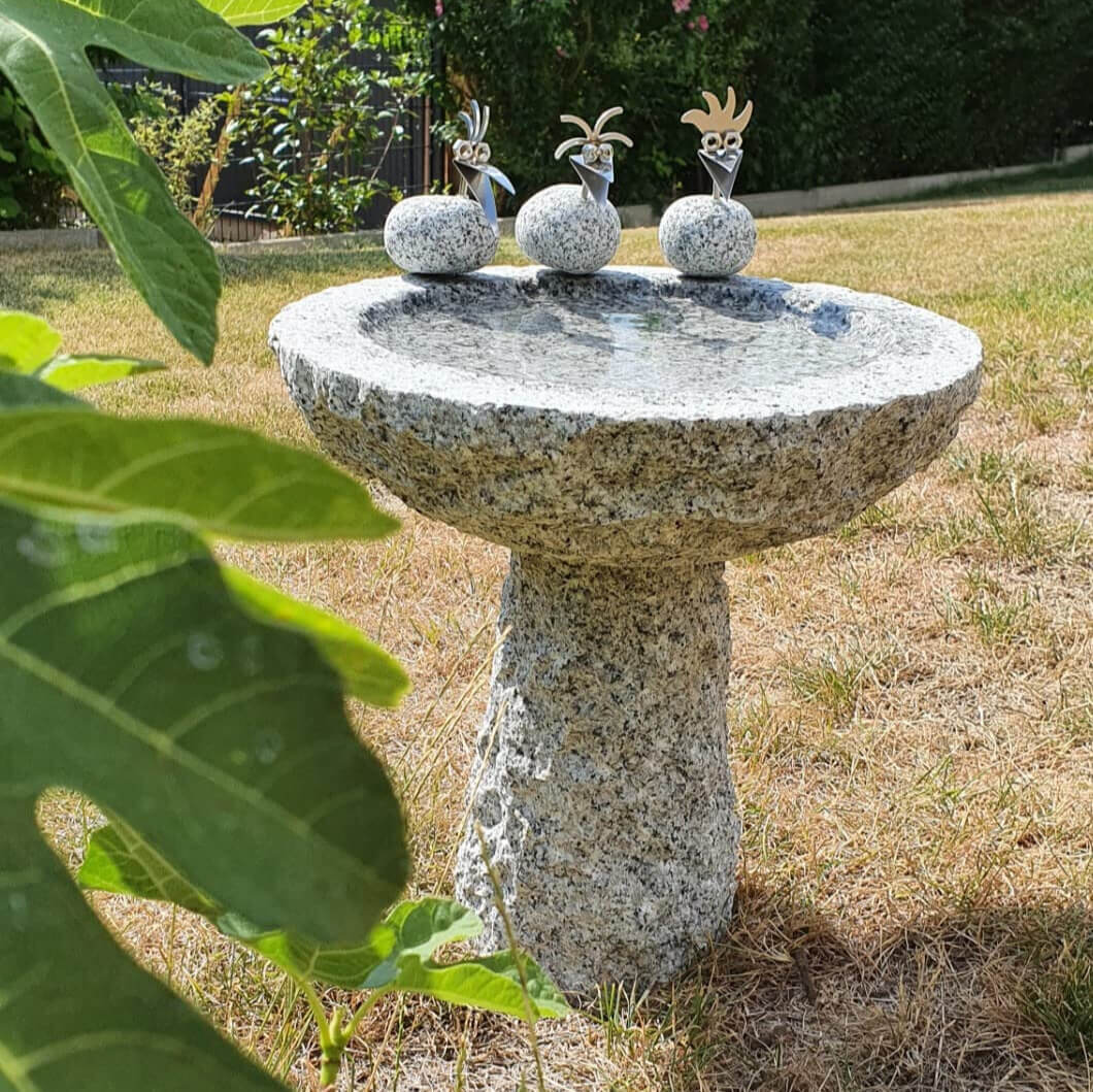 Vogeltränken Granit