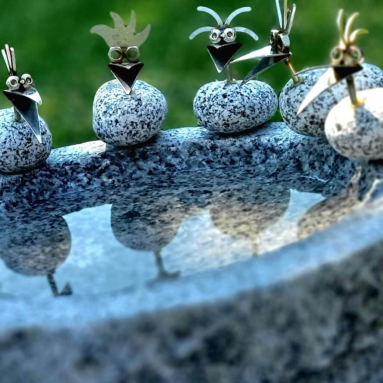 Vogeltränken Granit