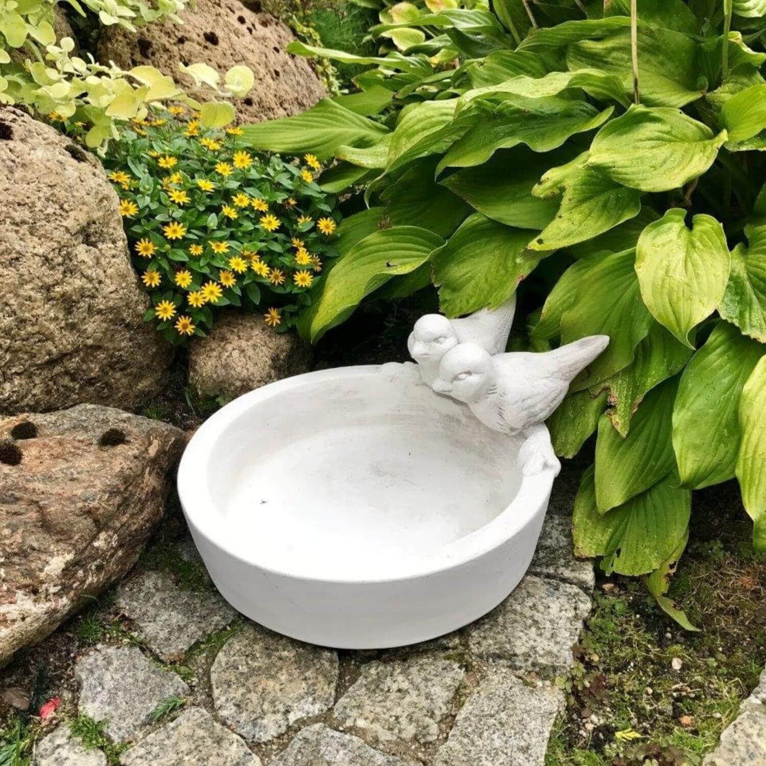 Garten Vogeltränke Stein