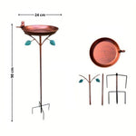 Vogeltränke Gusseisen Bronze - Vignette | VogelH2O