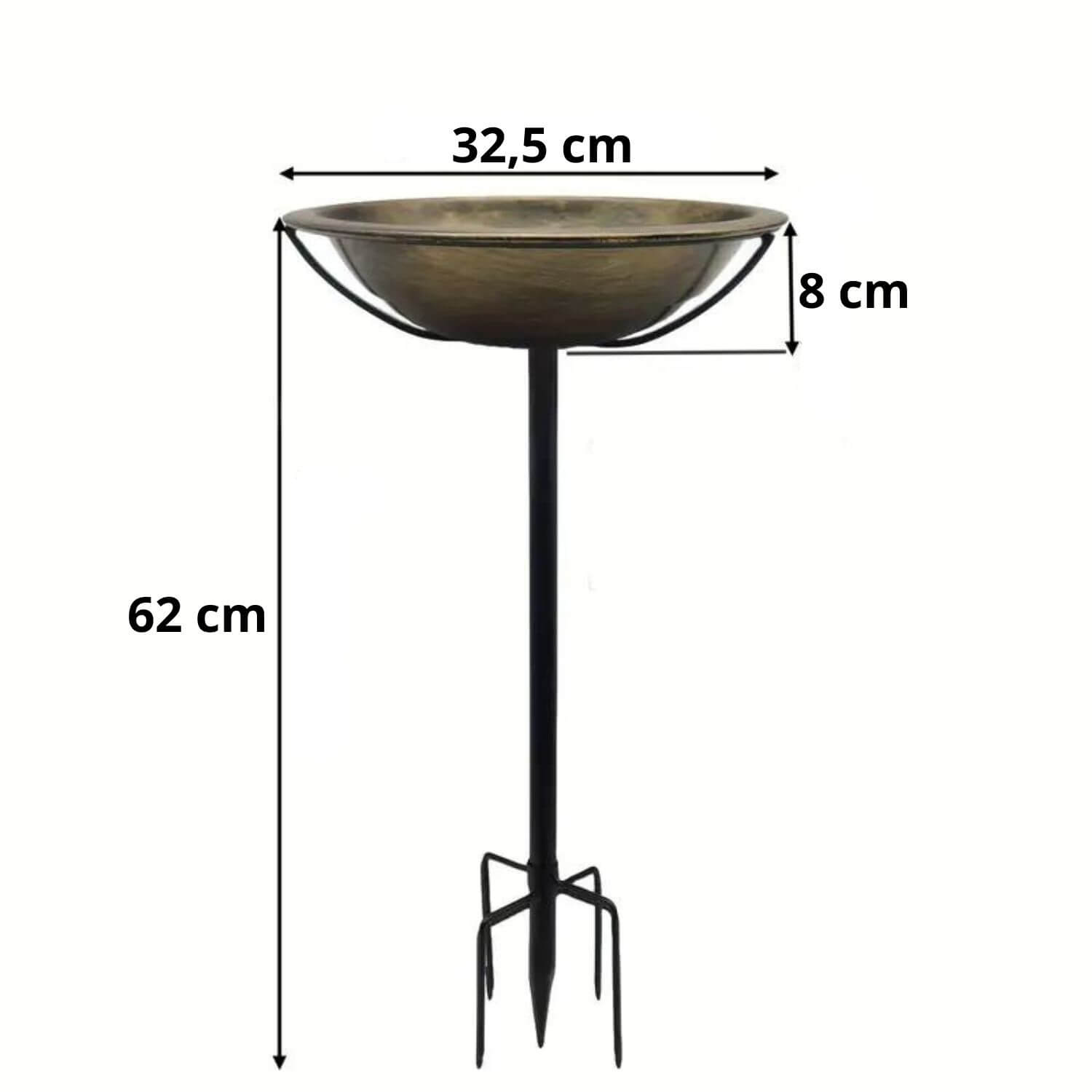 Vogeltränke Stehend Metall
