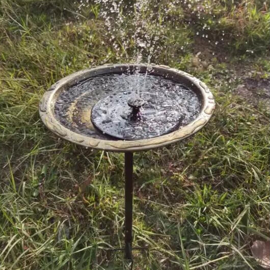 Vogeltränke Stehend Metall