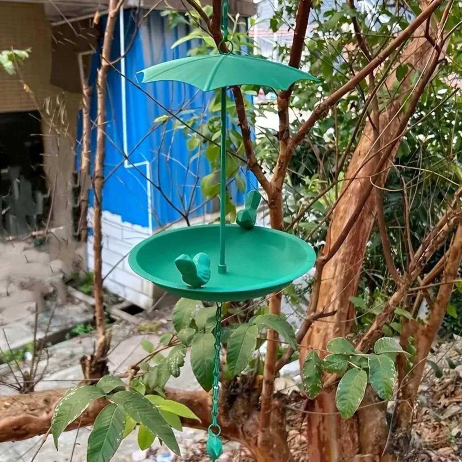 Vogeltränke Hängend mit Dach