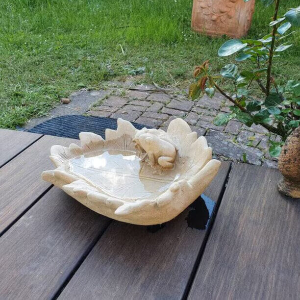 Vogeltränke Stein Groß