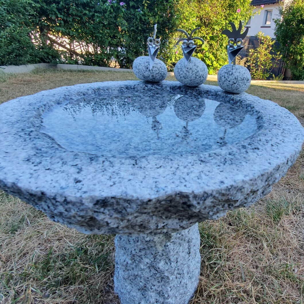 Vogeltränken Granit